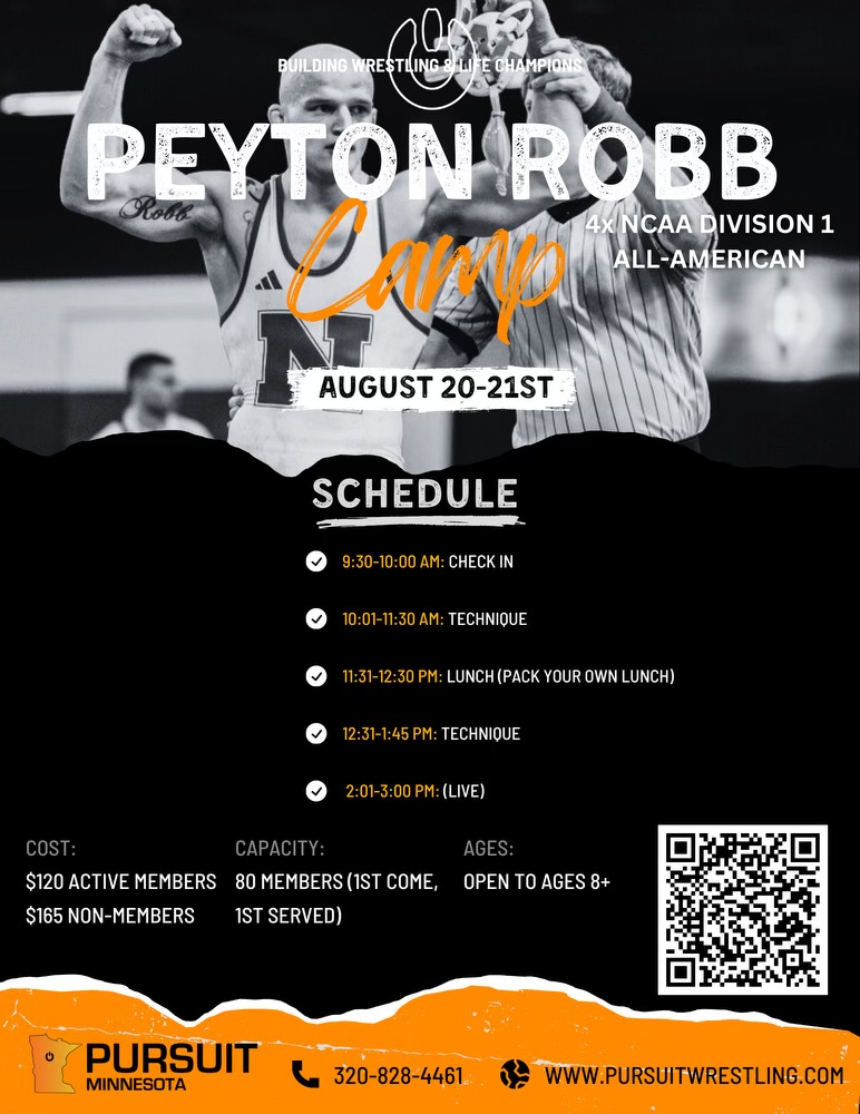 Camp | Peyton Robb  |  August 20-21th, 2024 (Tue+Wed)