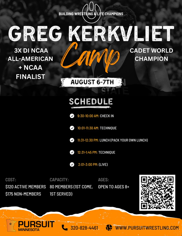 Camp | Greg Kerkvliet  |  August 6-7th, 2024 (Tue+Wed)